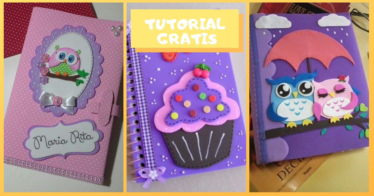 Aprende a decorar los cuadernos de tus hijos con foami